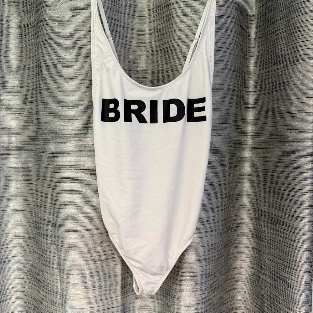 White Bride One Piece Swimsuit